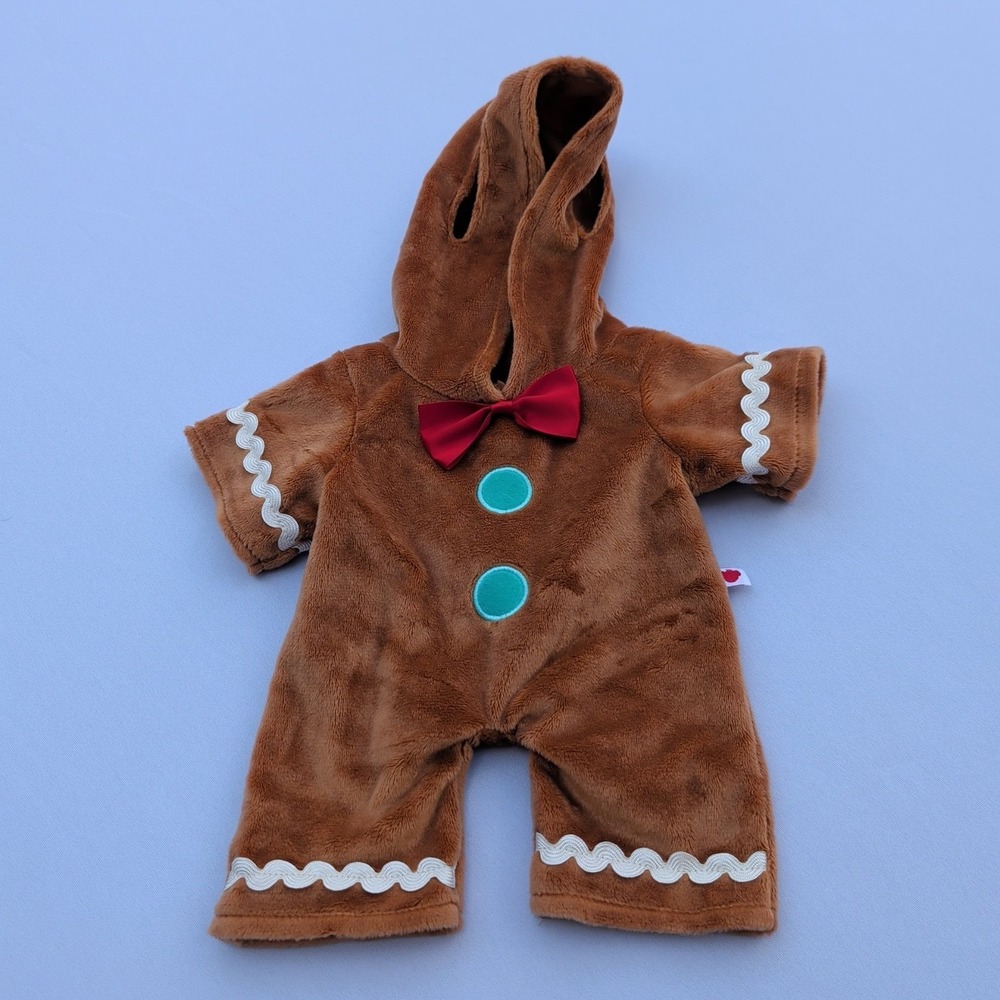 Build A Bear Gingerbread Cookie Outfit Costume Christmas BABW 2019